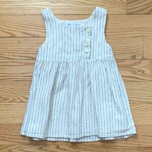 Zara Toddler Girls Linen Blend Dress 2–3Y